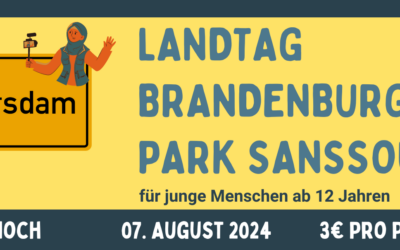 Jetzt anmelden: Fahrt zum Landtag Brandenburg und Park Sanssouci
